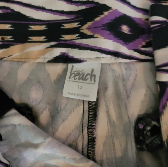 INC Beach shorts size 12 - Picture 3 of 5